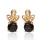 Red Crystal Gold Earrings For Women ​